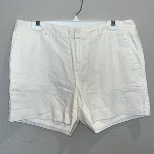 Cotton linen shorts